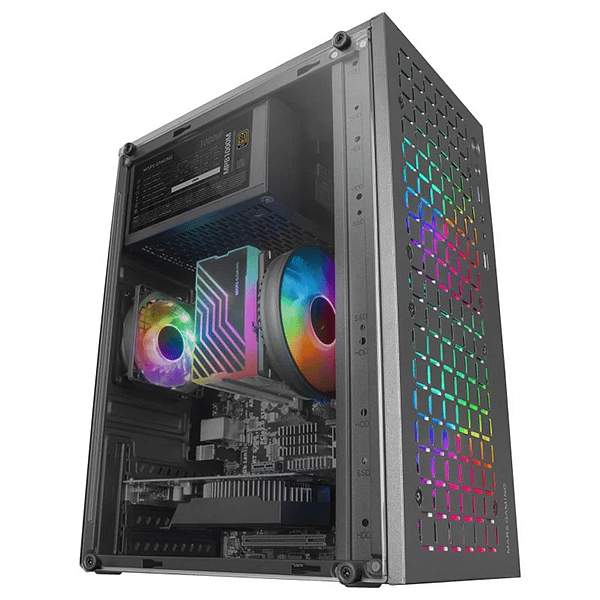 Mars Gaming MCCore RGB  Caja MiniITX Cristal Templado