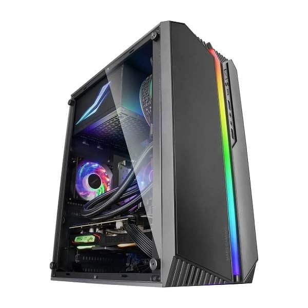 Mars Gaming MCS1 ARGB   Caja MicroATX Cristal Templado