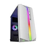 Mars Gaming MCS1 ARGB  Caja MicroATX Cristal Templado Blanca