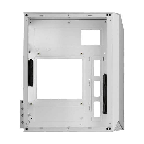 Mars Gaming MCS1 ARGB  Caja MicroATX Cristal Templado Blanca