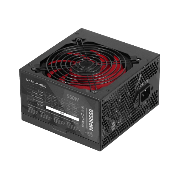 Mars Gaming MPIII 550W  Fuente de Alimentación