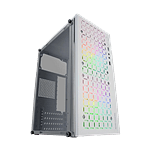 Mars Gaming MCCore FRGB   Caja MicroATX Cristal Templado Blanca