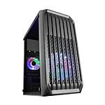 Mars Gaming MCS2 ARGB   Caja MicroATX Cristal Templado