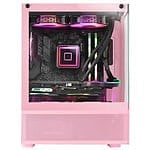 Mars Gaming MCSE  Caja MicroATX Cristal Templado Rosa