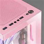 Mars Gaming MCSE  Caja MicroATX Cristal Templado Rosa