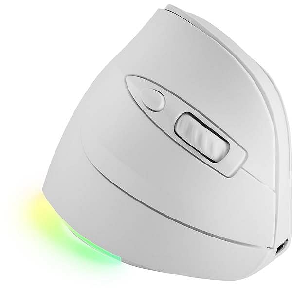 Mars Gaming MMSKW  Ratón Gaming Inalámbrico Vertical 8400 DPI White