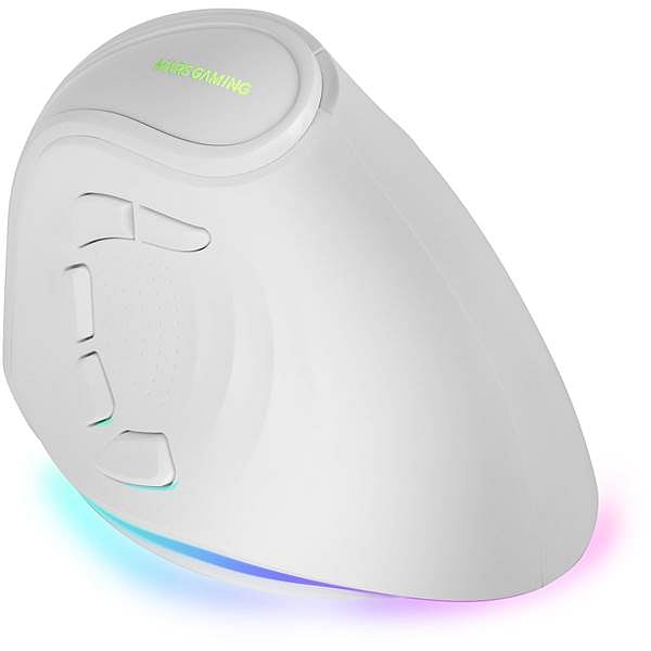 Mars Gaming MMSKW  Ratón Gaming Inalámbrico Vertical 8400 DPI White
