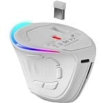 Mars Gaming MMSKW  Ratón Gaming Inalámbrico Vertical 8400 DPI White