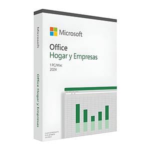 Microsoft Office Hogar y Empresas 2024  Suite Completa Licencia Perpetua para 1 Usuario