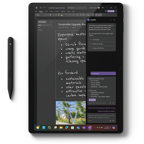Microsoft Surface Pro  Qualcomm Snapdragon X Plus 13 16GB 512GB Windows 11 Pro Black