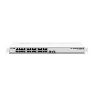 Mikrotik CSS32624G2SRM  Switch 26 Puertos Gigabit  2 SFP 1U PoE In