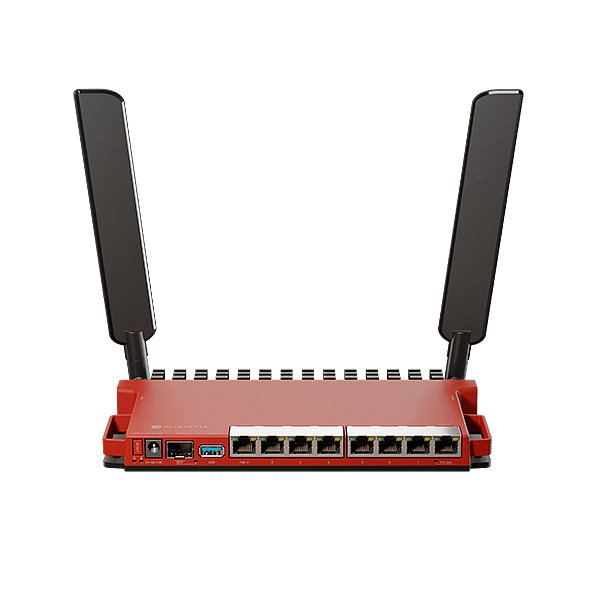 MikroTik L009UiGS2HaxDIN  Router 8xGbE Wifi 6 AX 1xSFP USB