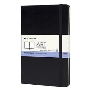 Moleskine Cuaderno de bocetos Tapa Dura Negro Talla L 13x21cm