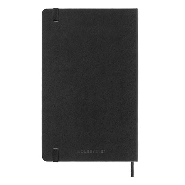 Moleskine Cuaderno Classic Tapa Dura Cuadrícula Negro Talla L 13x21cm