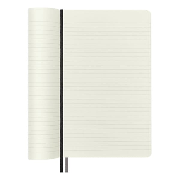 Moleskine Cuaderno Classic Ampliado Tapa Blanda Rayado Negro Talla L 13x21cm