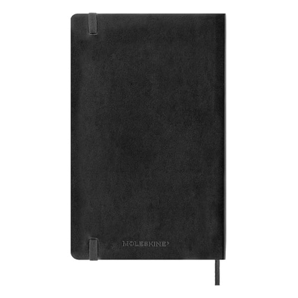 Moleskine Cuaderno Classic Tapa Blanda Lisa Negro Talla L 13x21cm