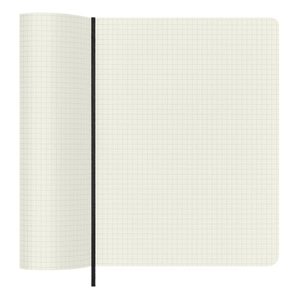Moleskine Cuaderno Classic Tapa Blanda Cuadrícula Negro Talla XL 19x25cm