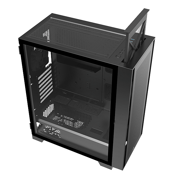 Montech AIR 1000 Lite  Caja Negra ATX Cristal Templado