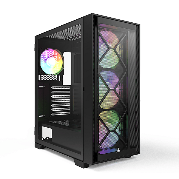 Montech AIR 1000 Premium  Caja Negra ATX Cristal Templado