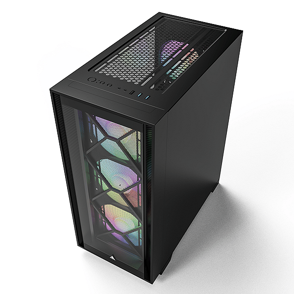Montech AIR 1000 Premium  Caja Negra ATX Cristal Templado