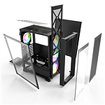 Montech AIR 1000 Premium  Caja Negra ATX Cristal Templado