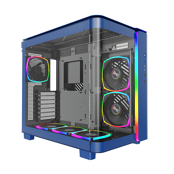 Montech KING 95 PRO ARGB  Caja Azul ATX Cristal Templado