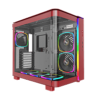 Montech KING 95 PRO ARGB | Caja Roja ATX Cristal Templado