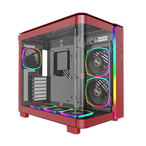 Montech KING 95 PRO ARGB  Caja Roja ATX Cristal Templado