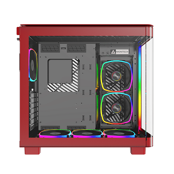 Montech KING 95 PRO ARGB  Caja Roja ATX Cristal Templado