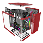 Montech KING 95 PRO ARGB  Caja Roja ATX Cristal Templado