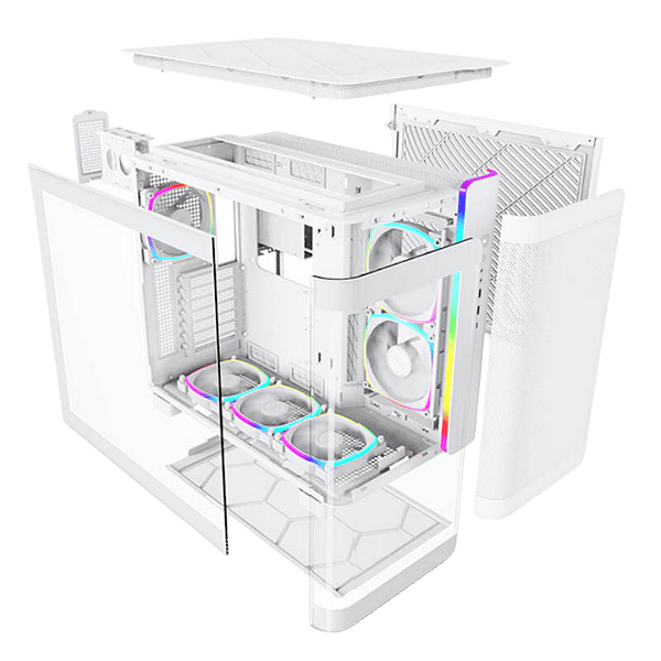 Montech KING 95 PRO ARGB  Caja Blanca ATX Cristal Templado