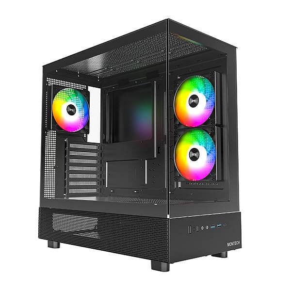 Montech XR  Caja Negra ATX Cristal Templado