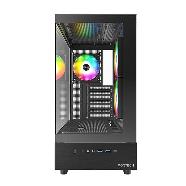 Montech XR  Caja Negra ATX Cristal Templado