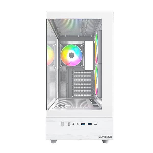 Montech XR  Caja Blanca ATX Cristal Templado