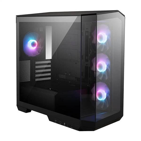 MSI MAG PANO M100R PZ  Caja Micro ATX Cristal templado Negra