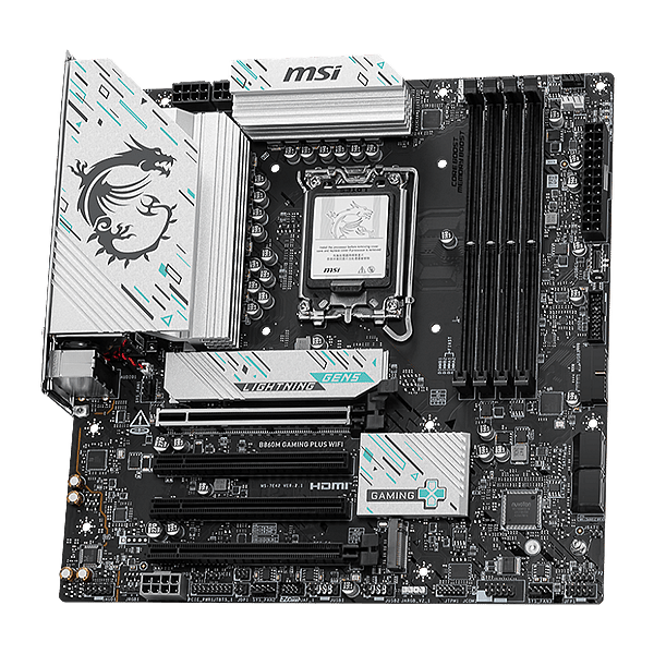 MSI Pro B860M Gaming Plus  WiFi 7 Bluetooth 54  DDR5  MicroATX  Placa Base Intel 1851