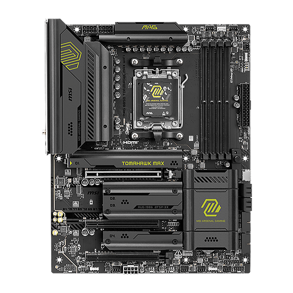 MSI MAG B850 Tomahwak Max  WiFi 7 Bluetooth 54  DDR5  ATX  Placa Base AM5