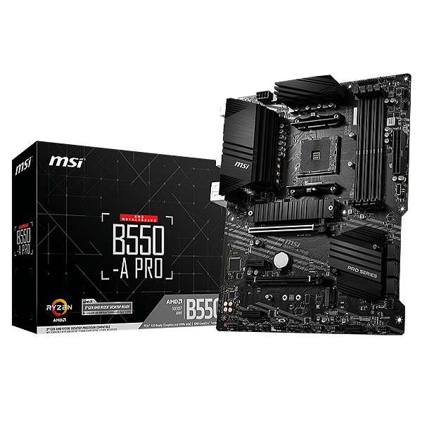 MSI Pro B550A  DDR4  ATX  Placa Base AM4
