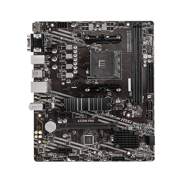 MSI A520MPRO  DDR4  MicroATX  Placa Base AM4