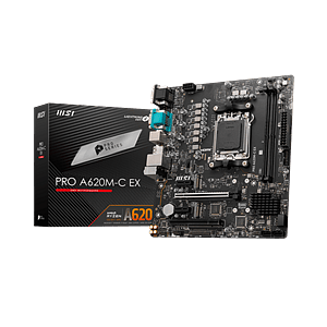 MSI PRO A620MC EX  DDR5  MicroATX  Placa Base AM5