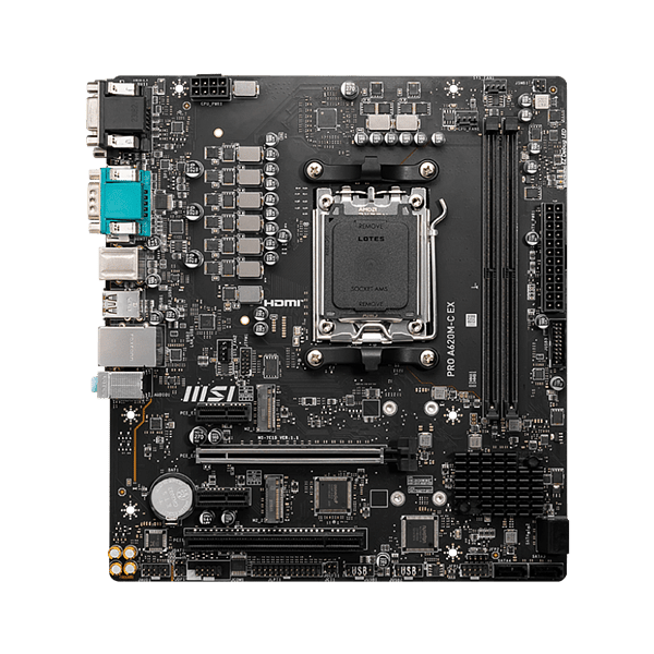 MSI PRO A620MC EX  DDR5  MicroATX  Placa Base AM5