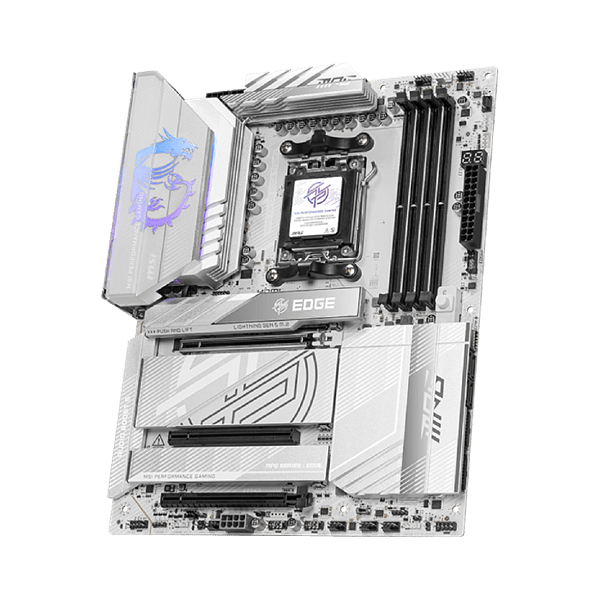 MSI MPG X870E Edge Ti  WiFi 7 Bluetooth 54  DDR5  ATX  Blanca  Placa Base AM5