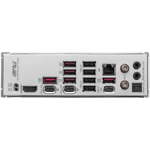 MSI MPG X870E Edge Ti  WiFi 7 Bluetooth 54  DDR5  ATX  Blanca  Placa Base AM5