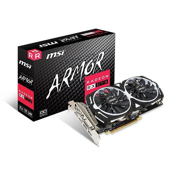 MSI AMD Radeon RX570 Armor OC 4GB  Gráfica