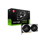 MSI GeForce RTX 4070 Ventus 2X OC V2 12GB GDDR6 DLSS3  Tarjeta Gráfica Nvidia