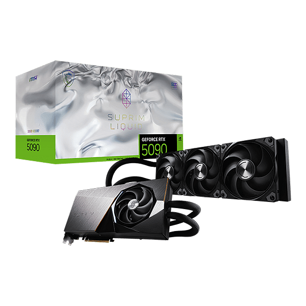 MSI GeForce RTX 5090 Suprim Liquid SOC 32GB GDDR7 DLSS4  Tarjeta Gráfica Nvidia