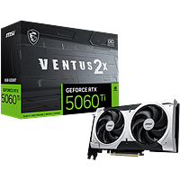 MSI GeForce RTX 5060 Ti Ventus 2X OC Plus 8GB GDDR7 DLSS4 | Tarjeta Gráfica Nvidia