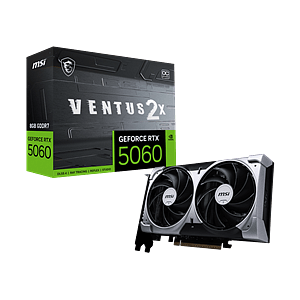 MSI GeForce RTX 5060 Ventus 2X OC 8GB GDDR7 DLSS4  Tarjeta Gráfica Nvidia