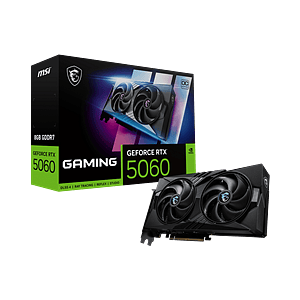 MSI GeForce RTX 5060 Gaming OC 8GB GDDR7 DLSS4  Tarjeta Gráfica Nvidia