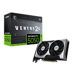 MSI GeForce RTX 5050 Ventus 2X OC 8GB GDDR6 DLSS4  Tarjeta Gráfica Nvidia